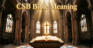 CSB Bible Meaning
