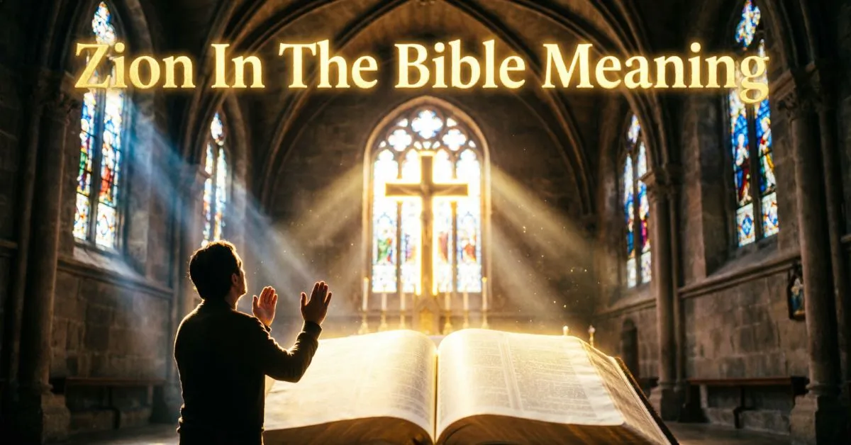 Zion In The Bible Meaning