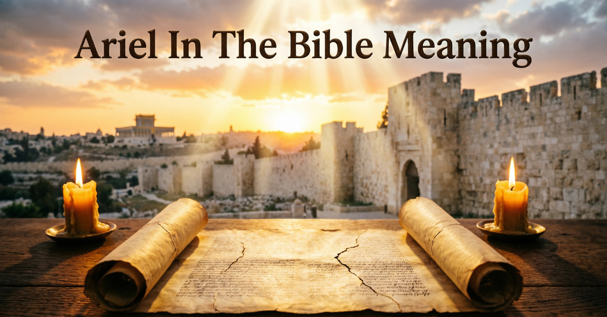 Ariel In The Bible Meaning