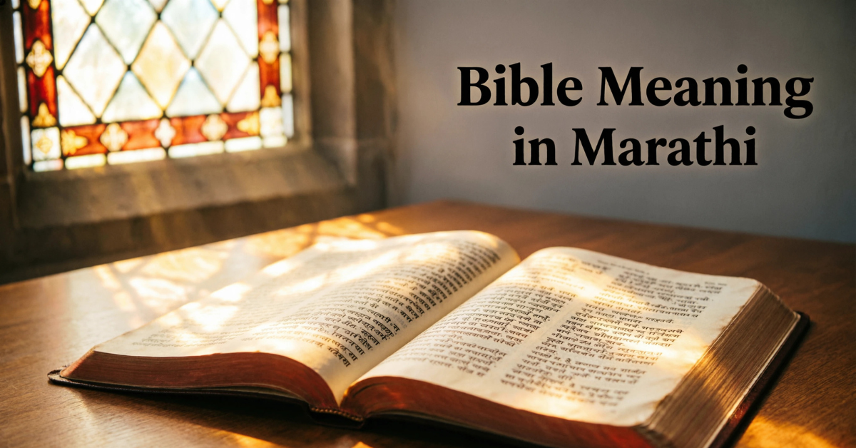 Bible Meaning in Marathi