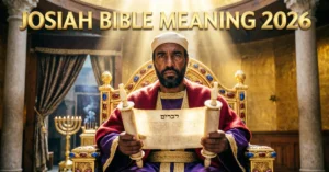 Josiah Bible Meaning (2026)
