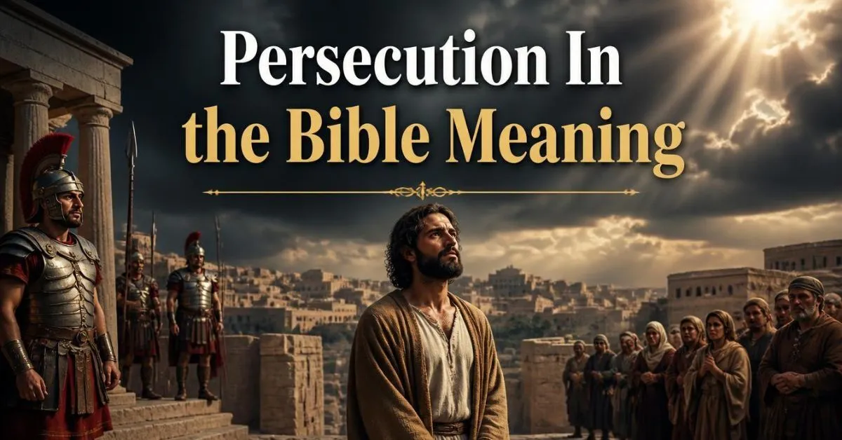 Persecution In the Bible Meaning