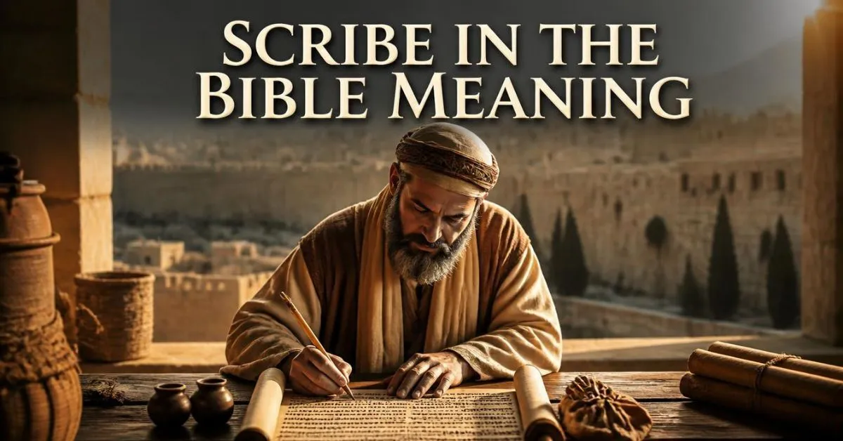 Scribe in the Bible Meaning